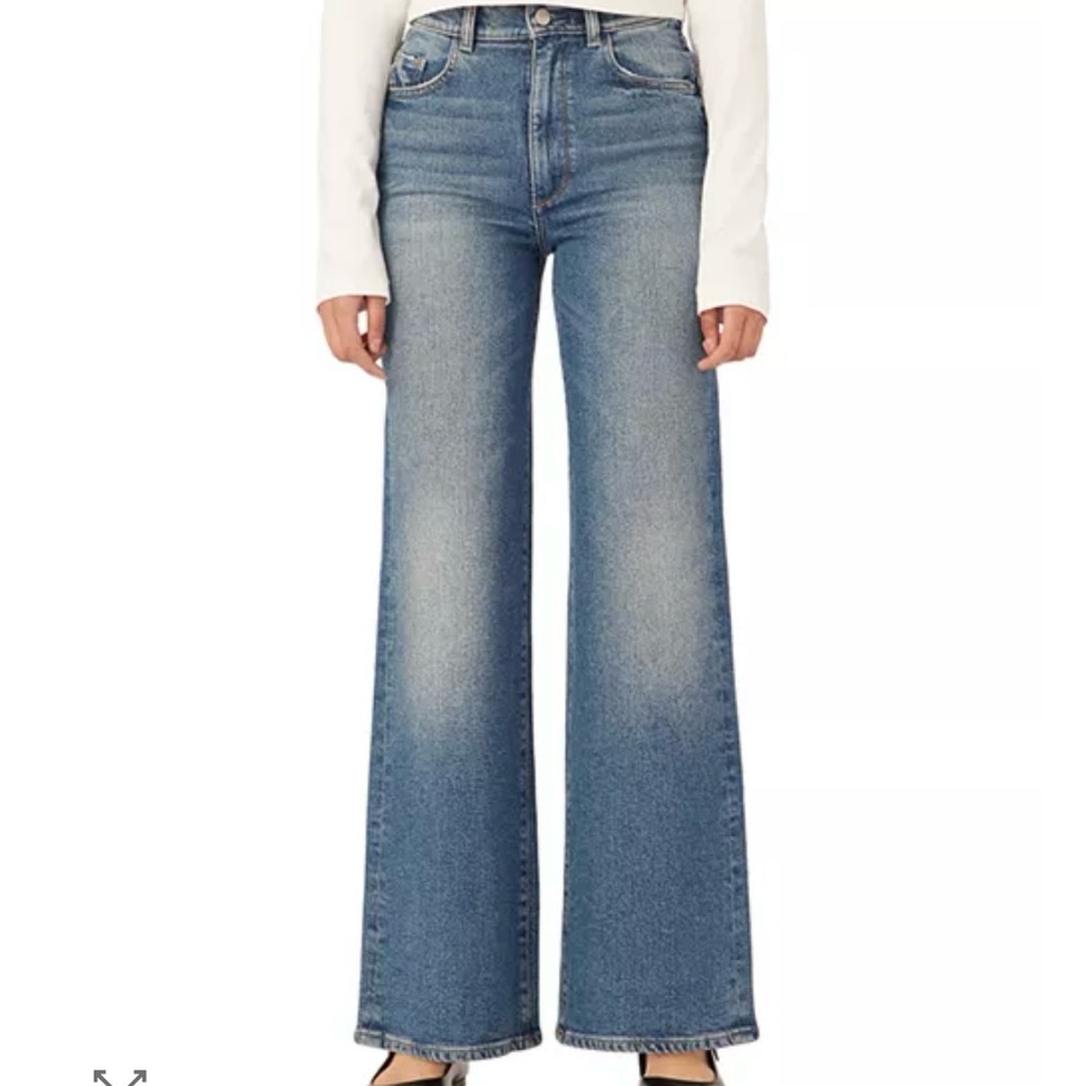 DL1961 Hepburn High Rise Wide Leg Jeans